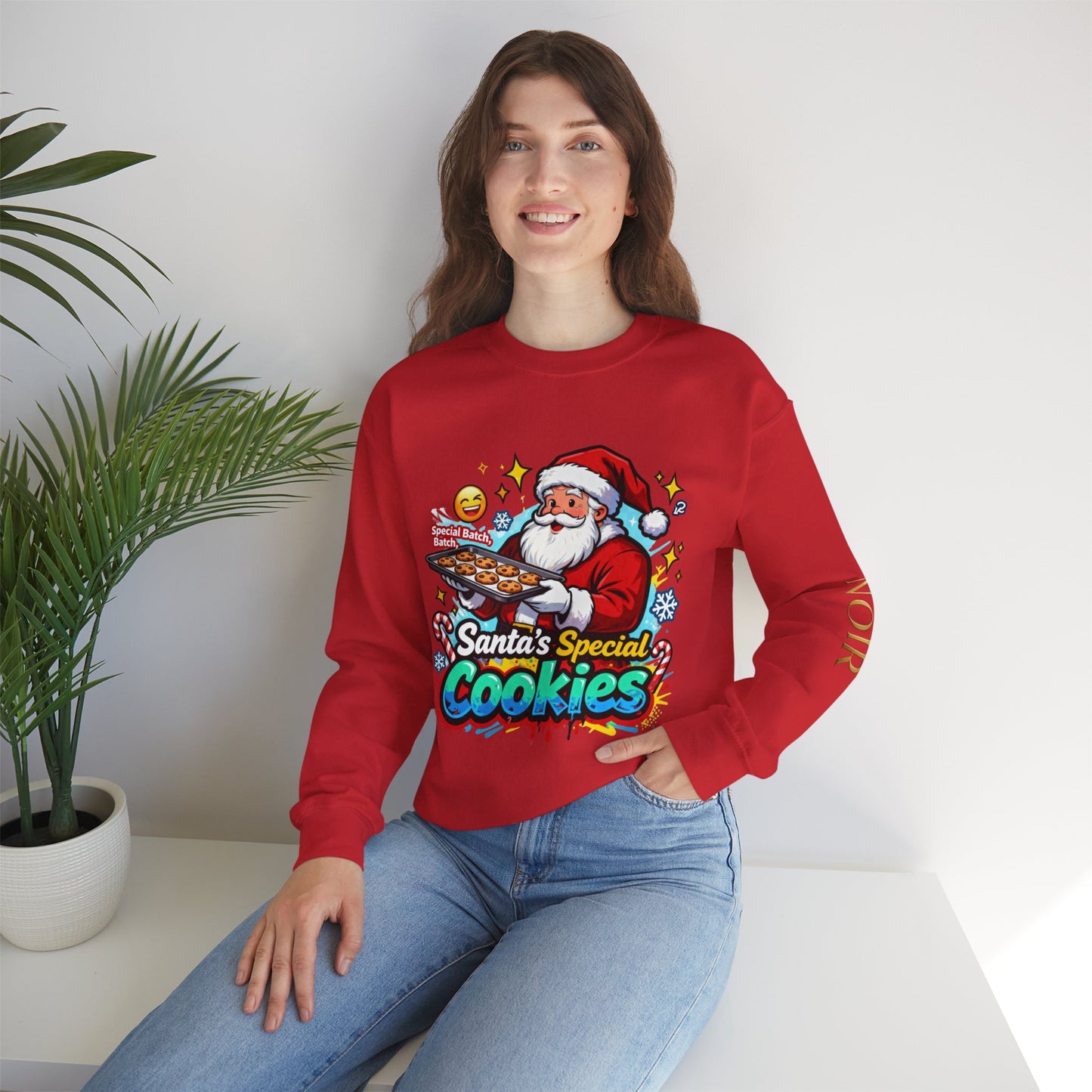 Christmas Sweatshirt Crewneck - Cozy Holiday Pullover | Loom Noir