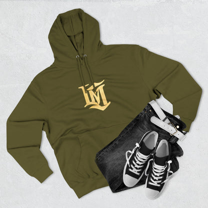 Gold Script LM Hoodie - Vintage Athletic Streetwear | Loom Noir