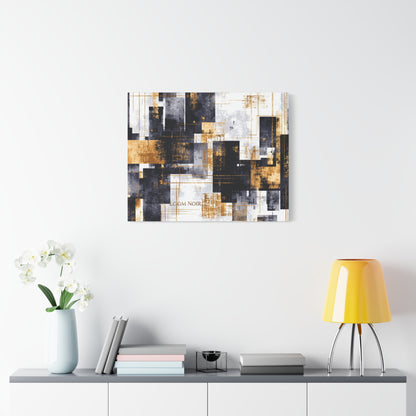Abstract Canvas Print - Modern Wall Art | Loom Noir