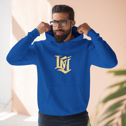 Gold Script LM Hoodie - Vintage Athletic Streetwear | Loom Noir