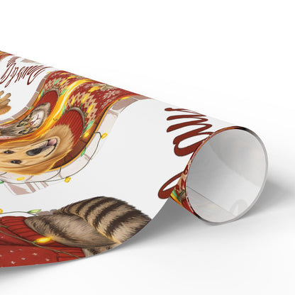 Holiday Gift Wrap - Festive Christmas Wrapping Paper | Loom Noir