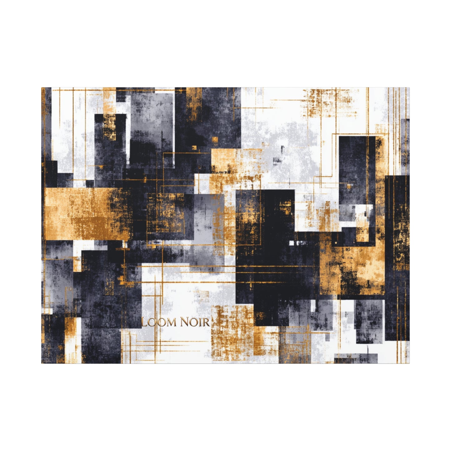 Abstract Canvas Print - Modern Wall Art | Loom Noir