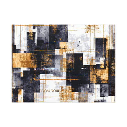 Abstract Canvas Print - Modern Wall Art | Loom Noir