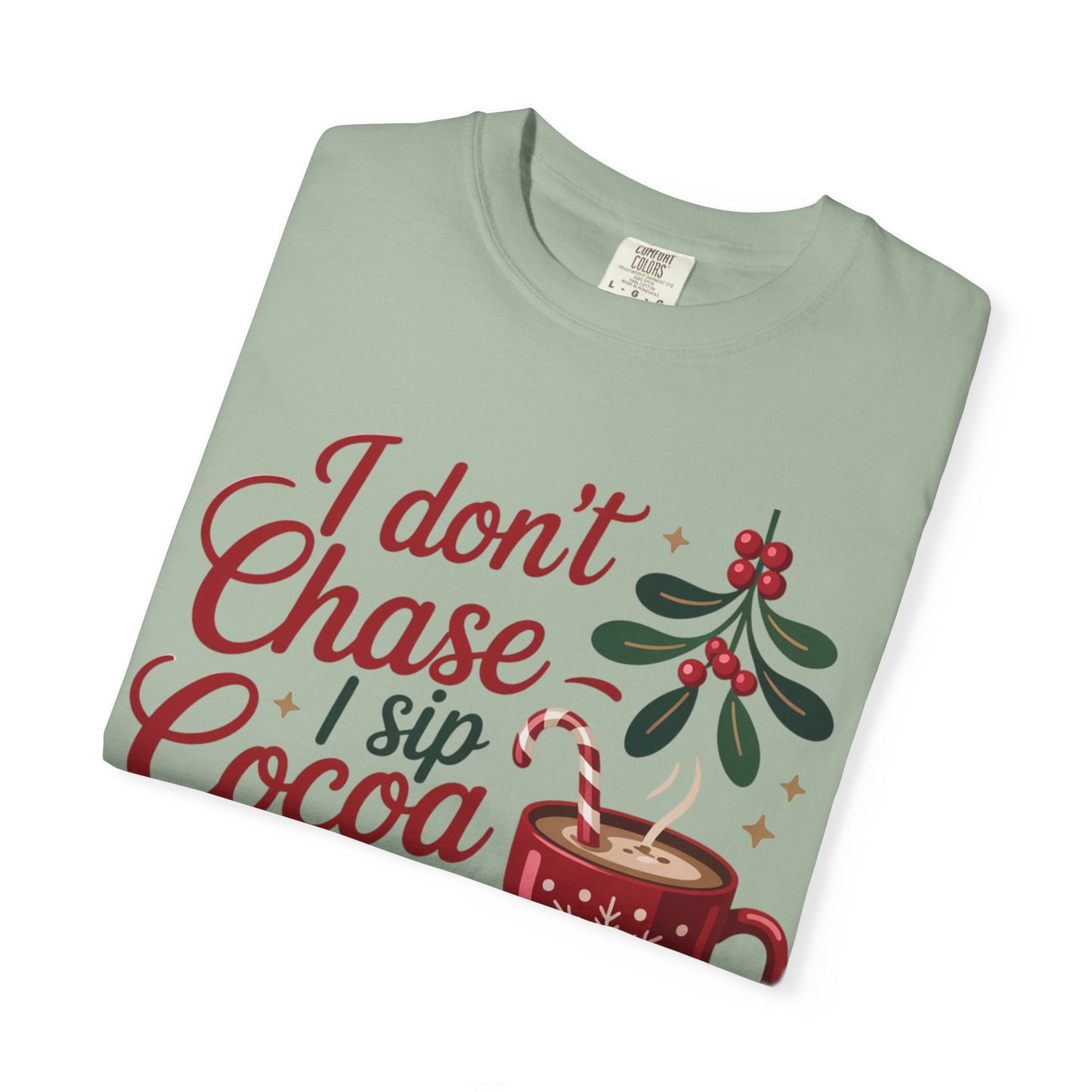 Mistletoe Cocoa Unisex T-Shirt - Cozy Christmas Tee | Loom Noir