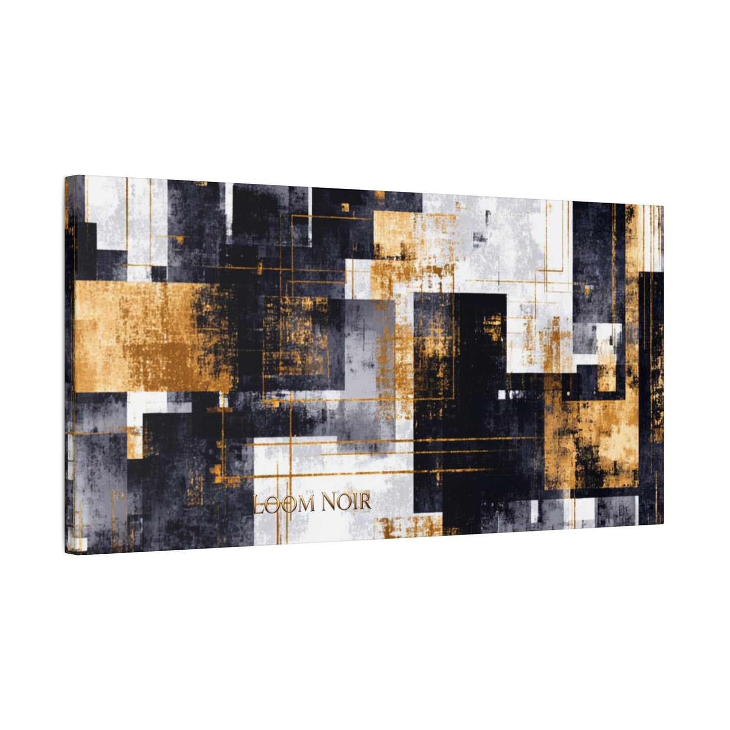 Abstract Canvas Print - Modern Wall Art | Loom Noir