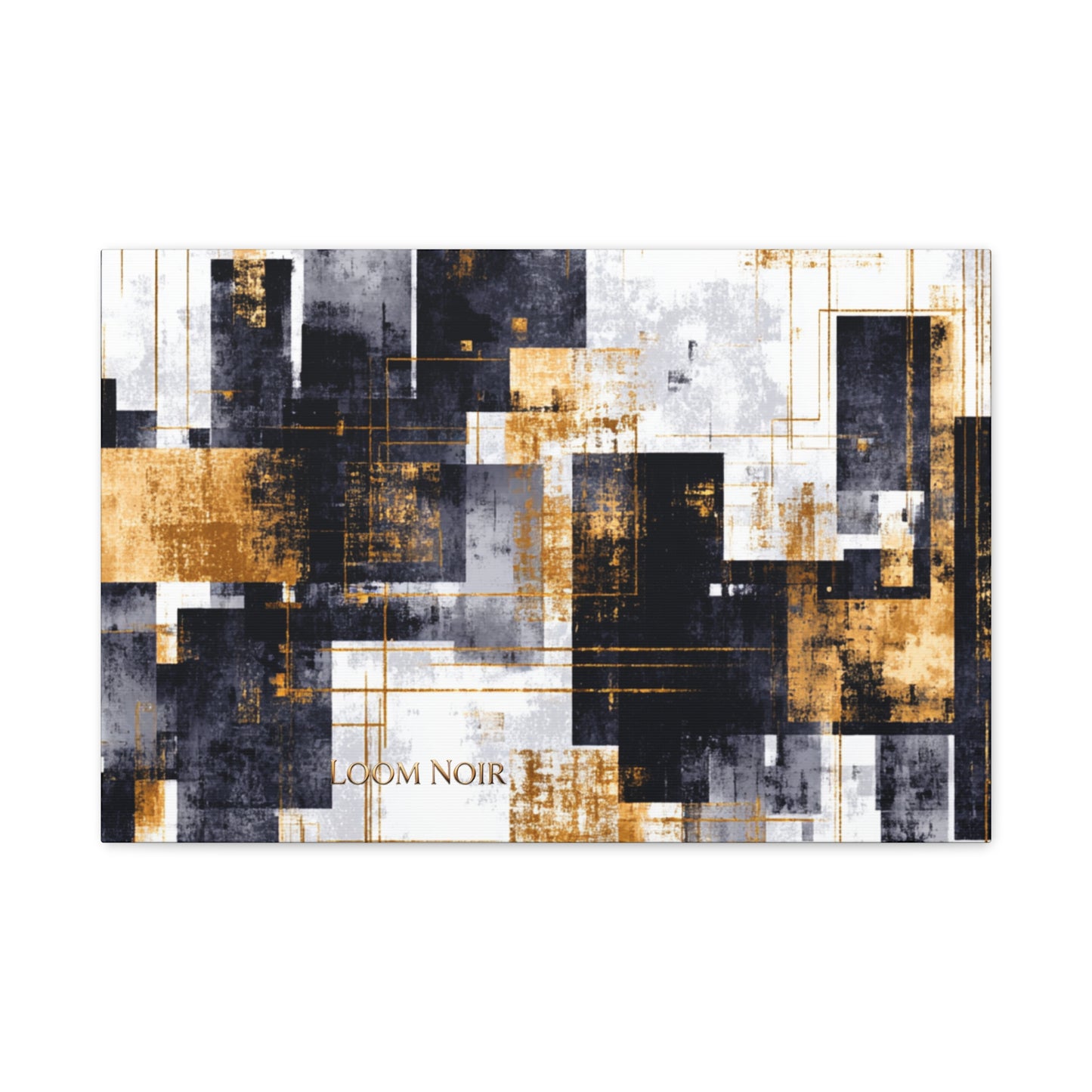 Abstract Canvas Print - Modern Wall Art | Loom Noir