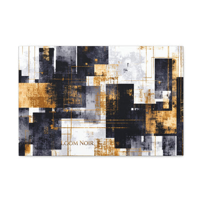 Abstract Canvas Print - Modern Wall Art | Loom Noir