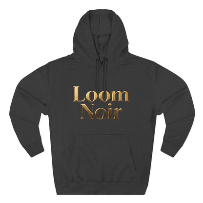 Cozy Three-Panel Fleece Hoodie - Premium Streetwear | Loom Noir