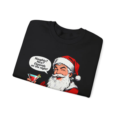 Depends on the Night Sweatshirt - Casual Streetwear | Loom Noir