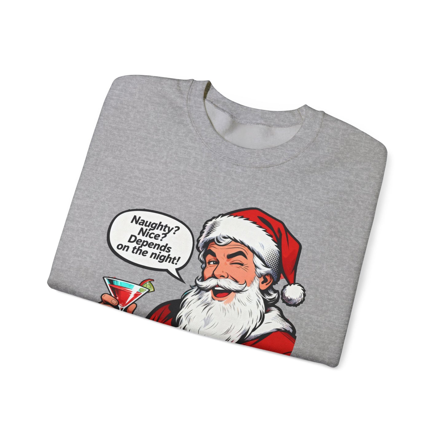 Depends on the Night Sweatshirt - Casual Streetwear | Loom Noir