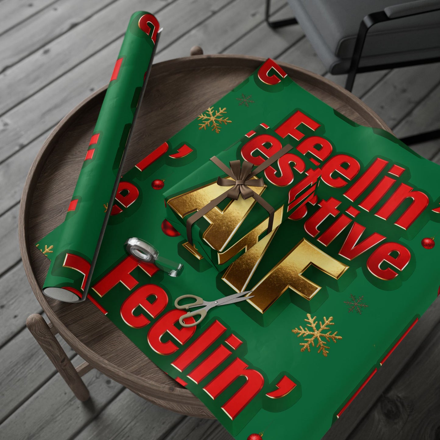 Hanukkah Wrapping Paper - Festive Gift Wrap | Loom Noir