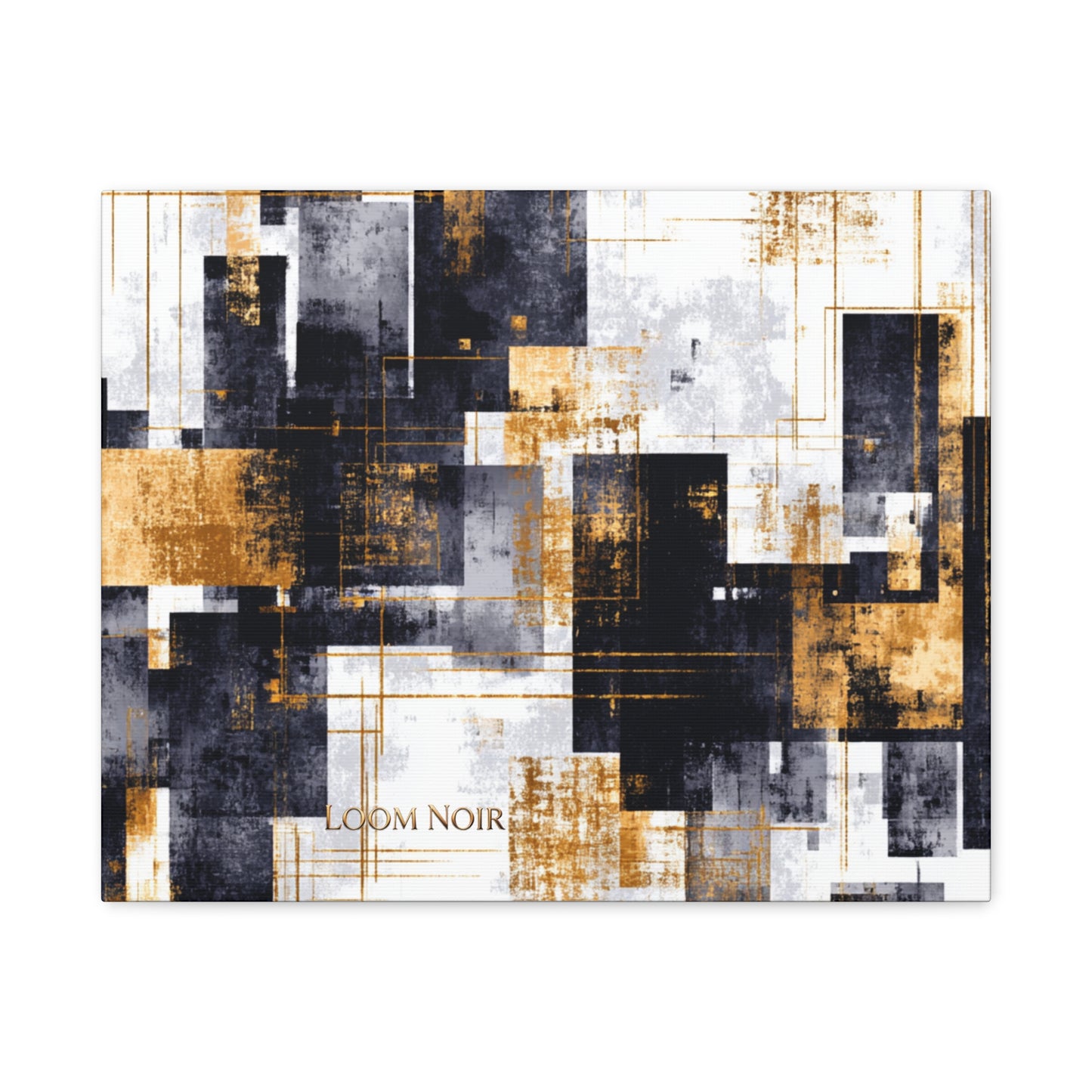 Abstract Canvas Print - Modern Wall Art | Loom Noir