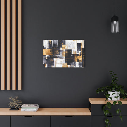 Abstract Canvas Print - Modern Wall Art | Loom Noir