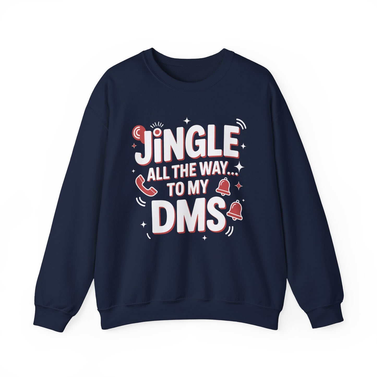Jingle All the Way Sweatshirt - Festive Christmas Crewneck | Loom Noir