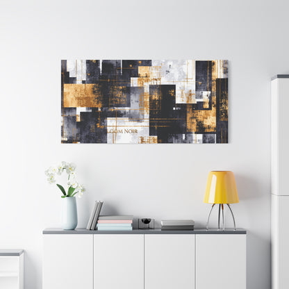 Abstract Canvas Print - Modern Wall Art | Loom Noir