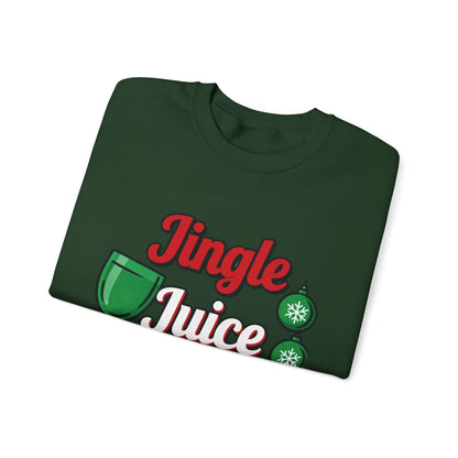 Jingle Juice Required Sweatshirt - Funny Holiday Drinking Crewneck | Loom Noir