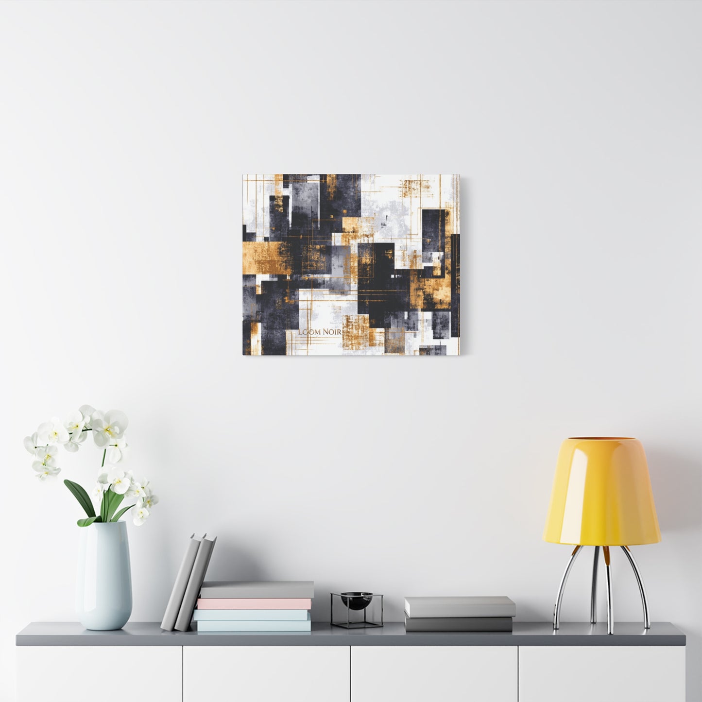 Abstract Canvas Print - Modern Wall Art | Loom Noir