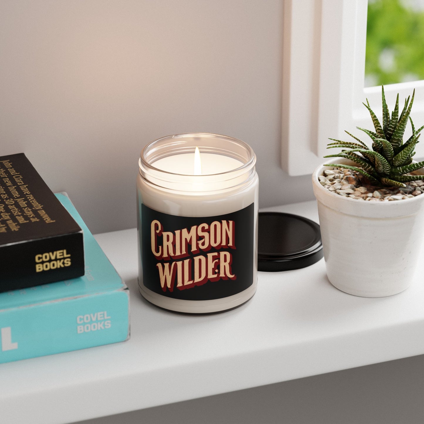 🕯️ Crimson Wilder Scented Candle – Premium Soy Wax | Luxury Mood Candle by Loom Noir