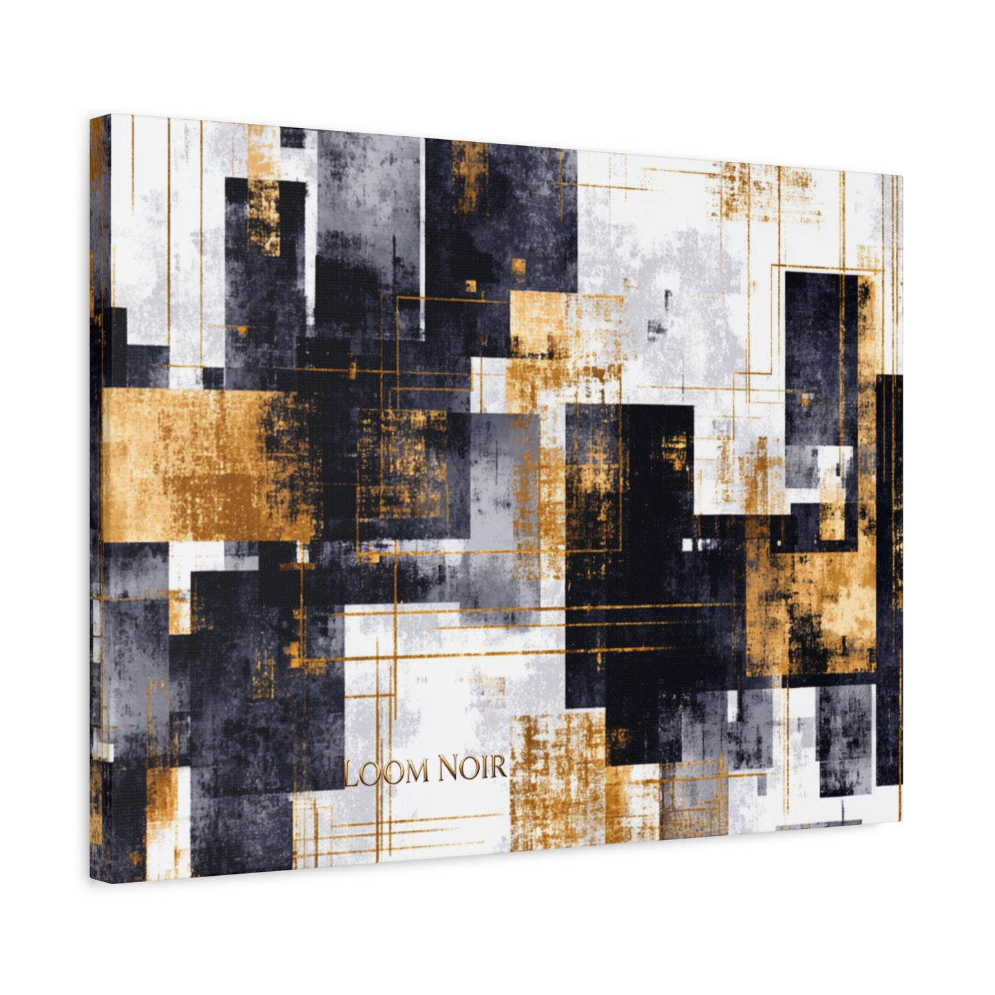 Abstract Canvas Print - Modern Wall Art | Loom Noir