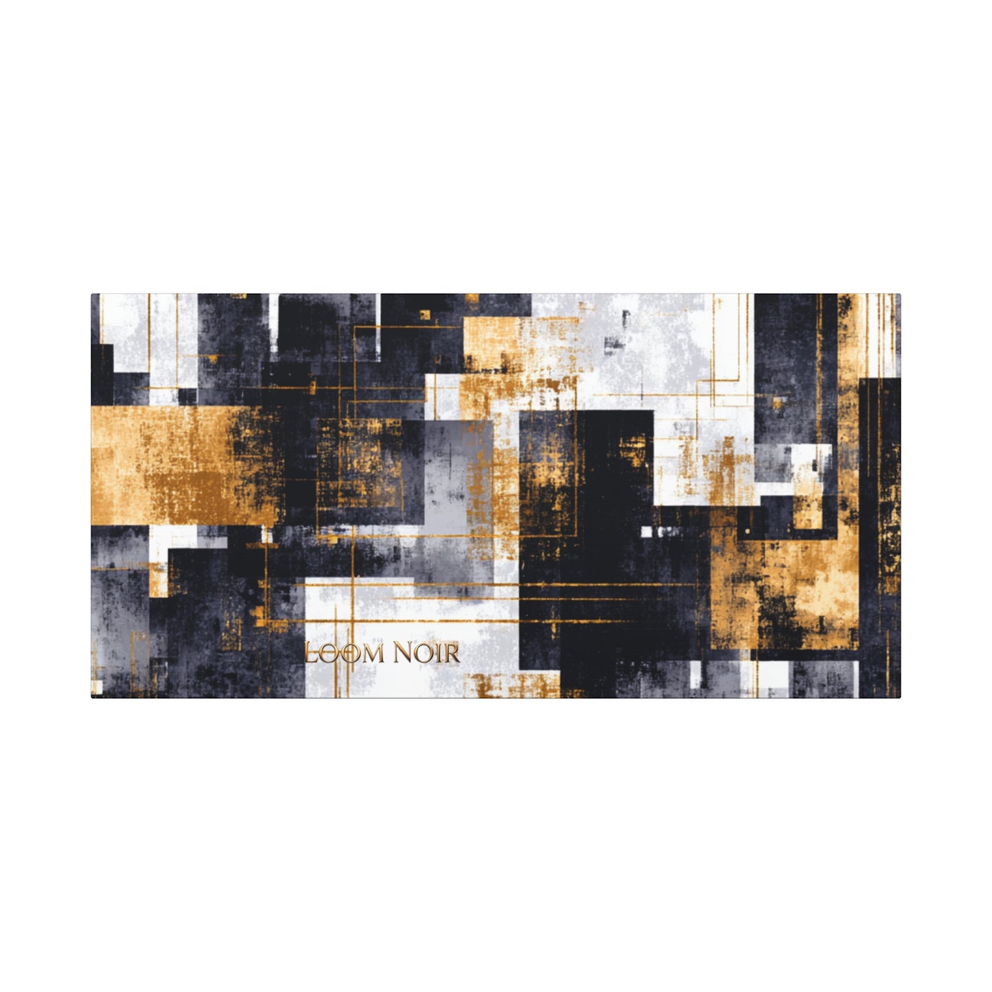 Abstract Canvas Print - Modern Wall Art | Loom Noir