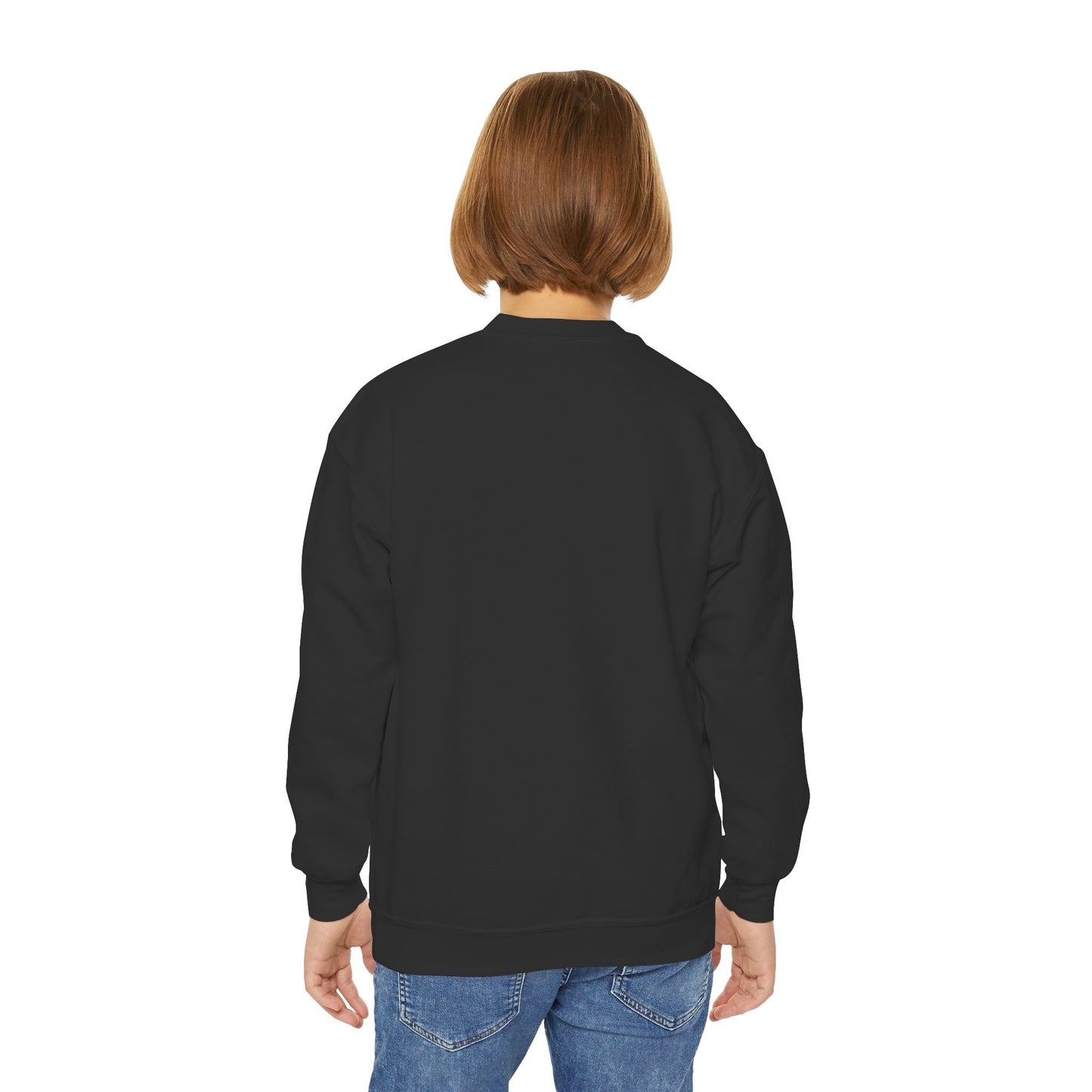 Frosty Flow Youth Sweatshirt - Kids Snowman Pullover | Loom Noir