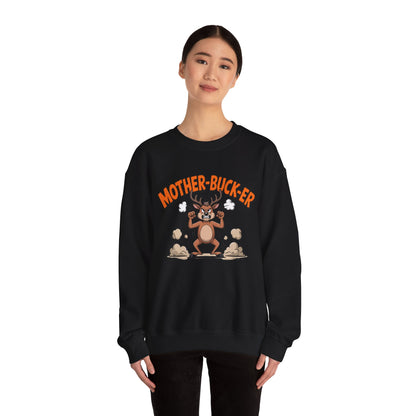 Funny Mother-Bucker Sweatshirt - Hilarious Christmas Crewneck | Loom Noir