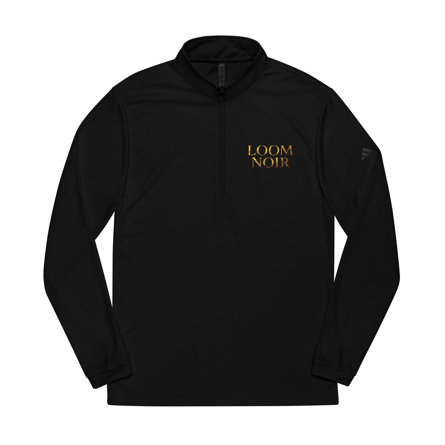 Loom Noir Quarter-Zip Pullover | Athletic Mock Neck Sweatshirt