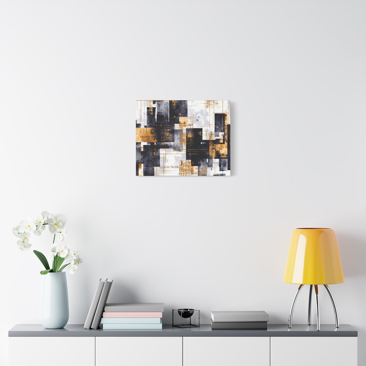 Abstract Canvas Print - Modern Wall Art | Loom Noir