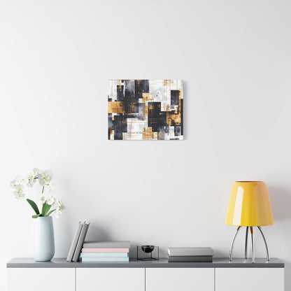 Abstract Canvas Print - Modern Wall Art | Loom Noir