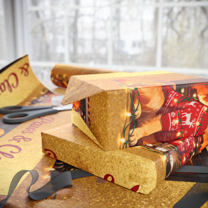 Holiday Gift Wrap - Festive Christmas Wrapping Paper | Loom Noir