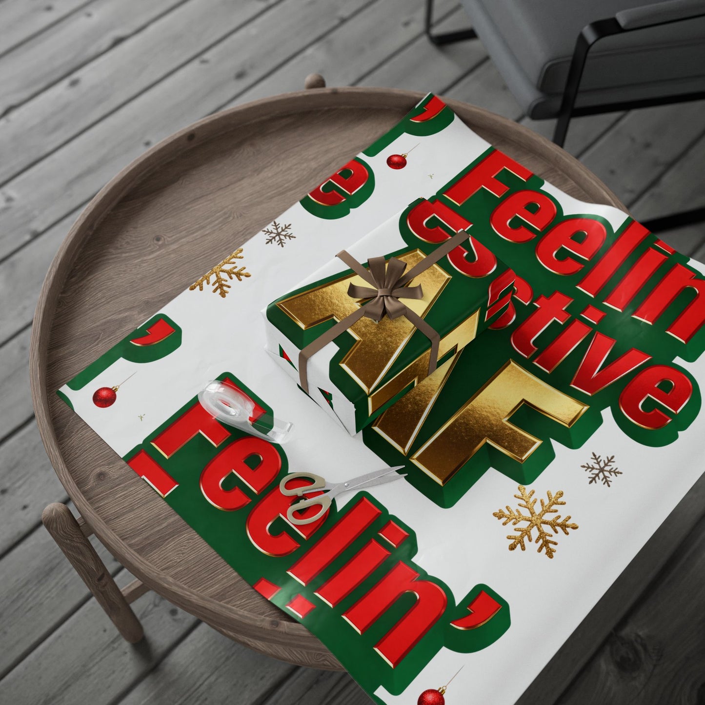 Hanukkah Wrapping Paper - Festive Gift Wrap | Loom Noir