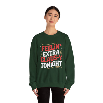 Feelin' Claus-y Sweatshirt - Festive Christmas Crewneck | Loom Noir