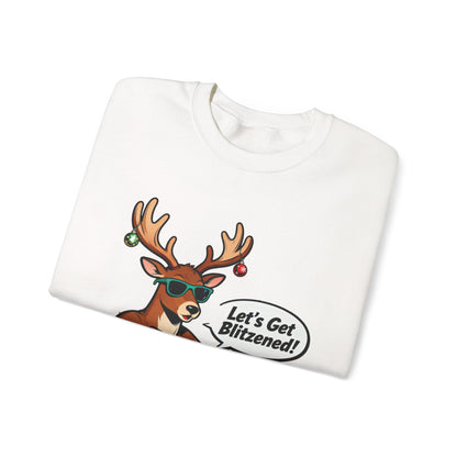 Christmas Reindeer T-Shirt Dress - Festive Holiday Dress | Loom Noir