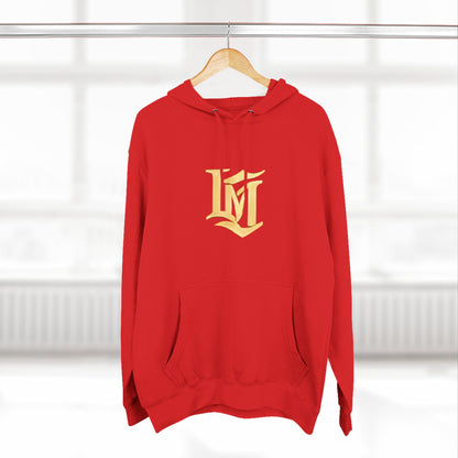 Gold Script LM Hoodie - Vintage Athletic Streetwear | Loom Noir