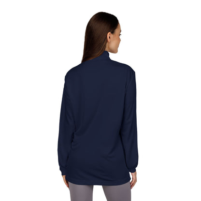 Loom Noir Quarter-Zip Pullover | Athletic Mock Neck Sweatshirt