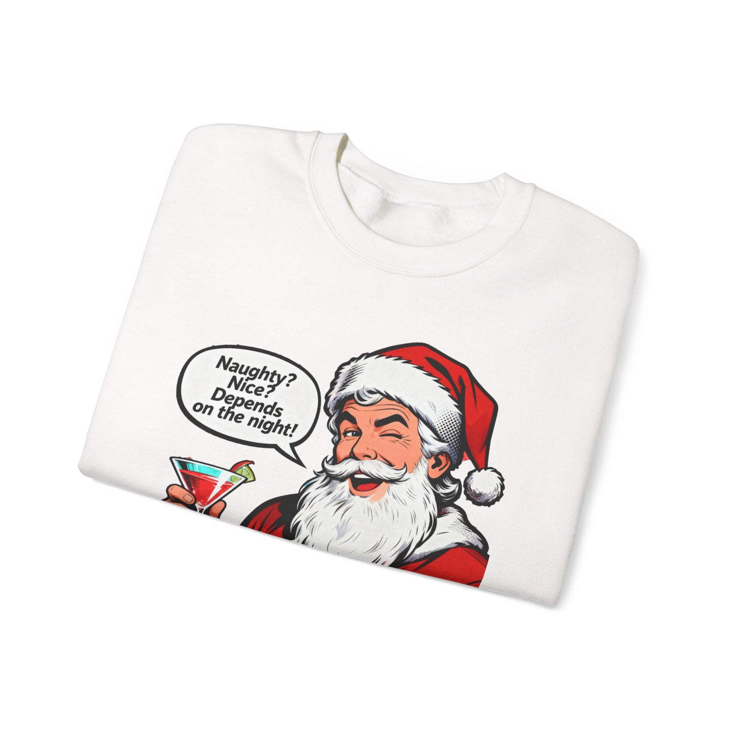 Depends on the Night Sweatshirt - Casual Streetwear | Loom Noir