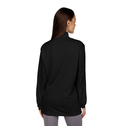 Loom Noir Quarter-Zip Pullover | Athletic Mock Neck Sweatshirt
