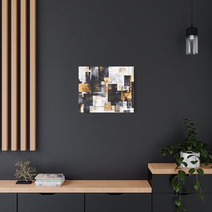Abstract Canvas Print - Modern Wall Art | Loom Noir