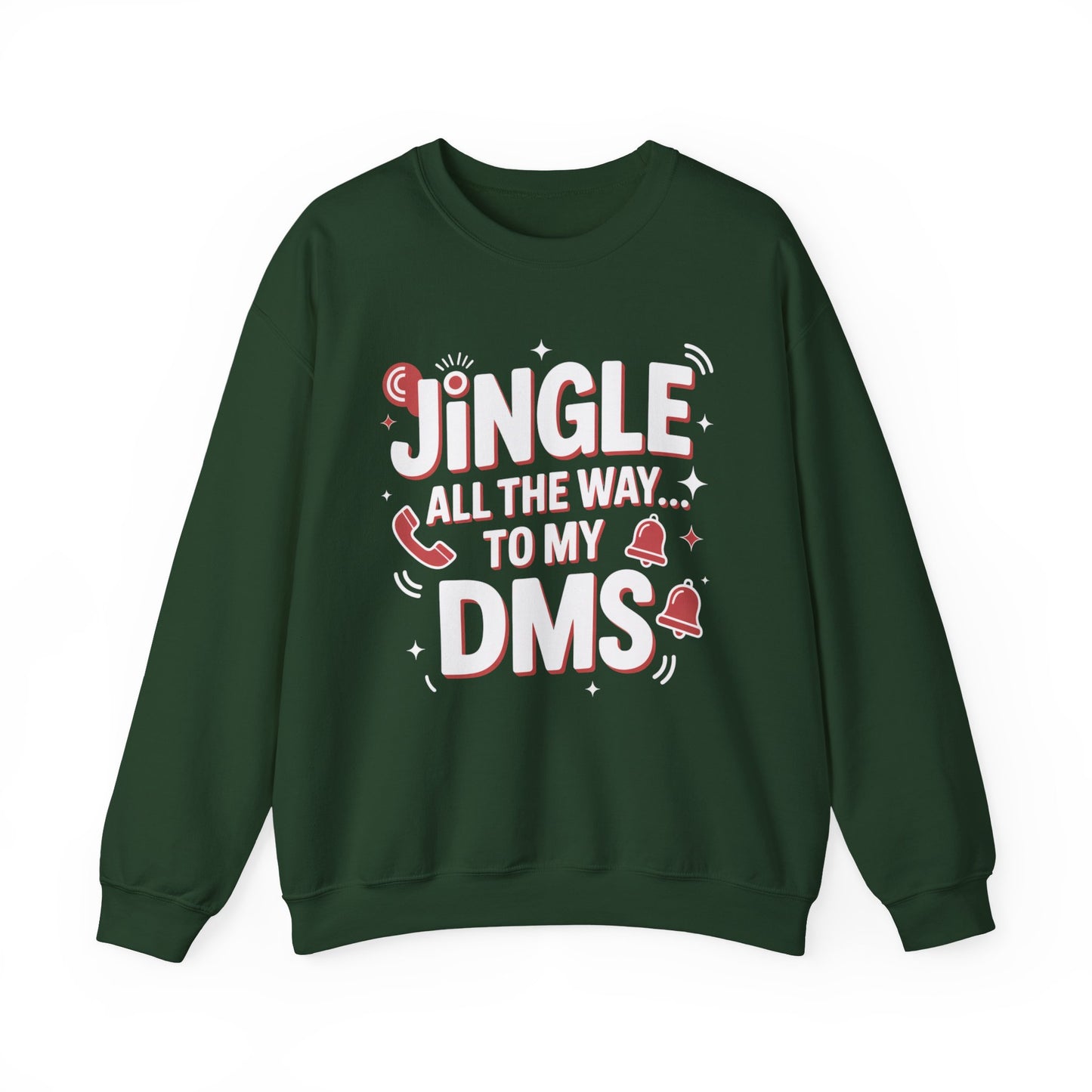Jingle All the Way Sweatshirt - Festive Christmas Crewneck | Loom Noir