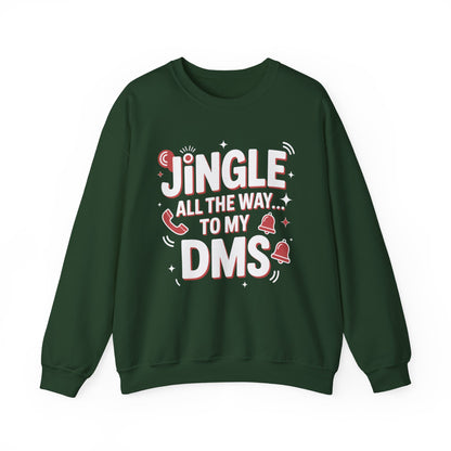 Jingle All the Way Sweatshirt - Festive Christmas Crewneck | Loom Noir