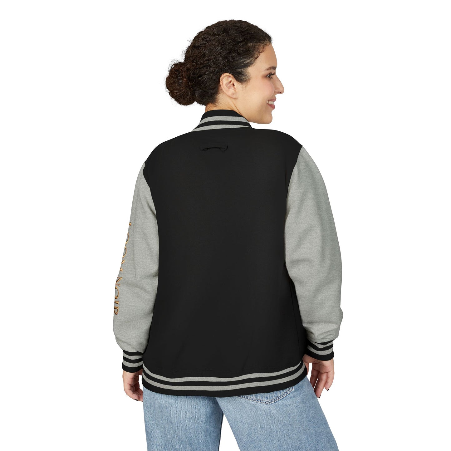 Loom Noir Letterman Jacket - Premium Streetwear Varsity