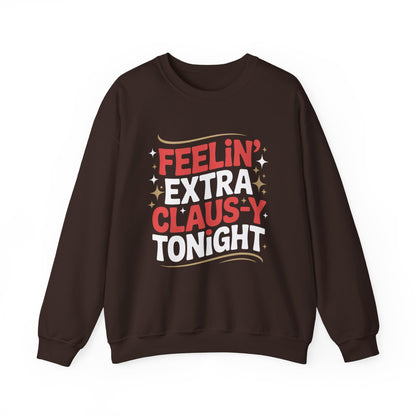 Feelin' Claus-y Sweatshirt - Festive Christmas Crewneck | Loom Noir