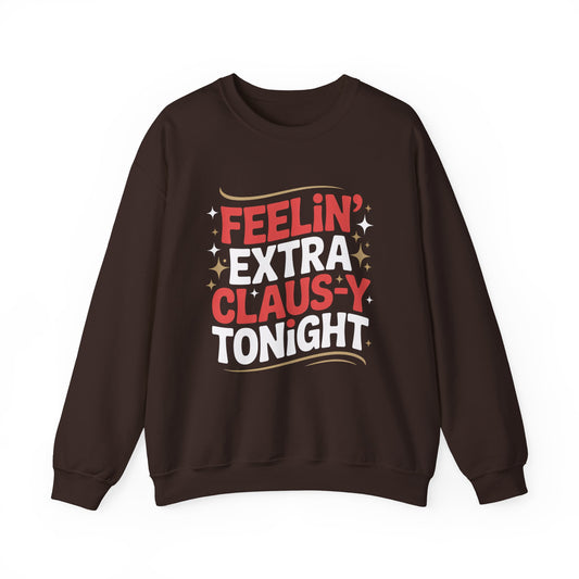 Feelin' Claus-y Sweatshirt - Festive Christmas Crewneck | Loom Noir