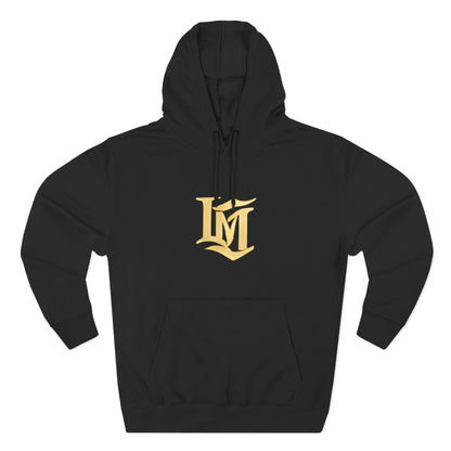 Gold Script LM Hoodie - Vintage Athletic Streetwear | Loom Noir