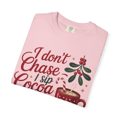 Mistletoe Cocoa Unisex T-Shirt - Cozy Christmas Tee | Loom Noir