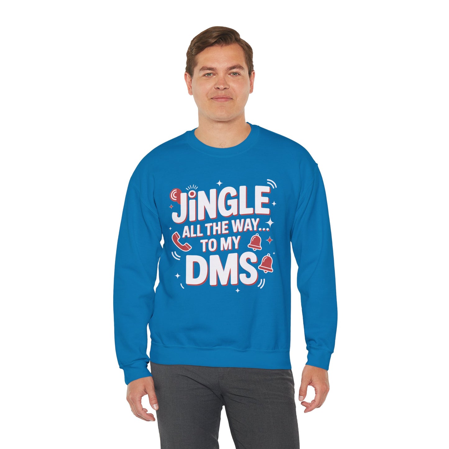 Jingle All the Way Sweatshirt - Festive Christmas Crewneck | Loom Noir