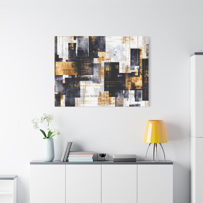 Abstract Canvas Print - Modern Wall Art | Loom Noir
