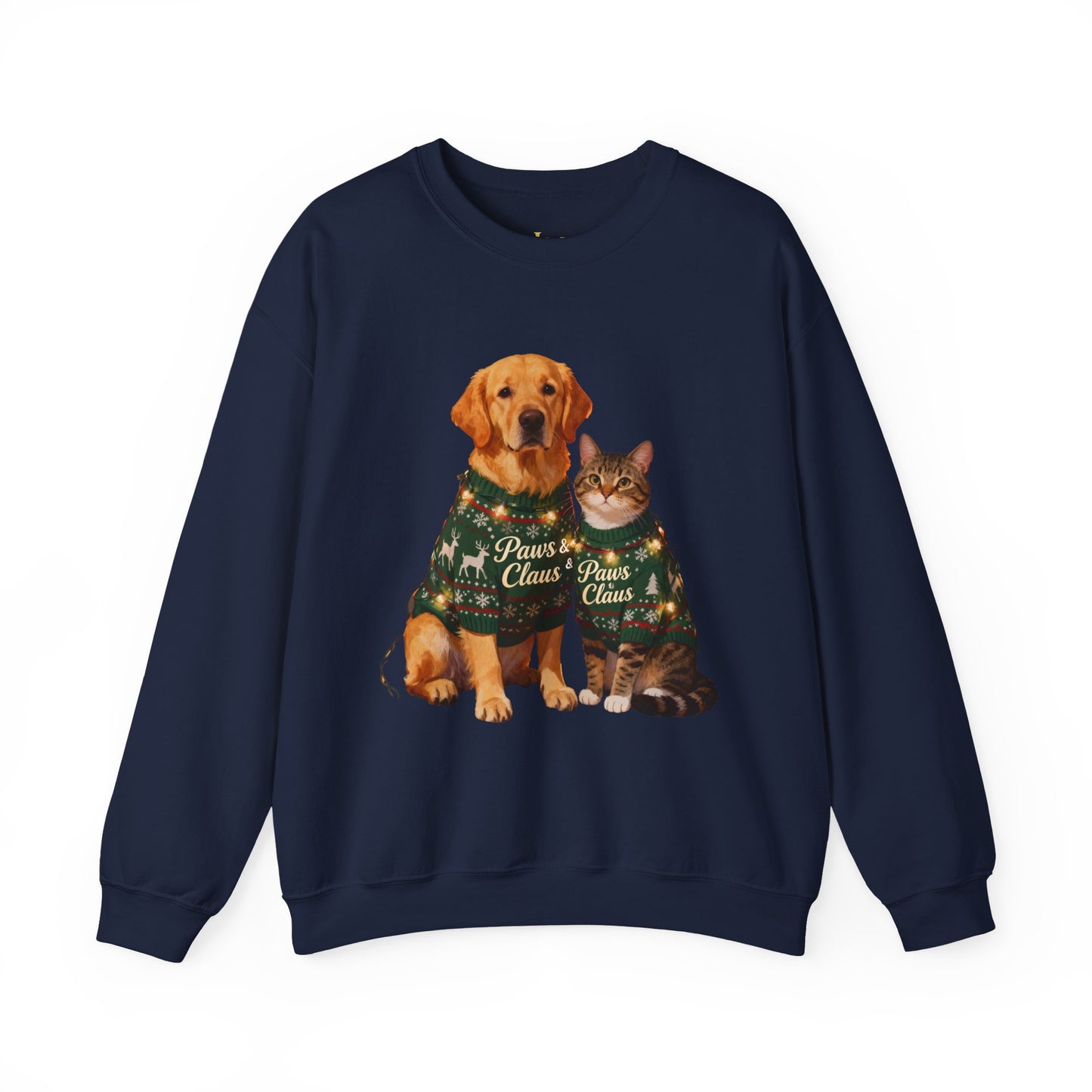 Pet Christmas Sweatshirt - Festive Holiday Crewneck for Pet Lovers | Loom Noir