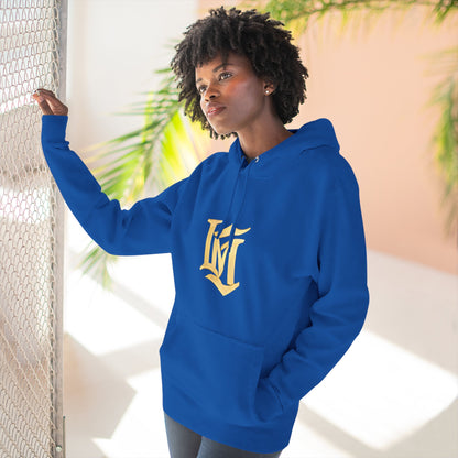 Gold Script LM Hoodie - Vintage Athletic Streetwear | Loom Noir