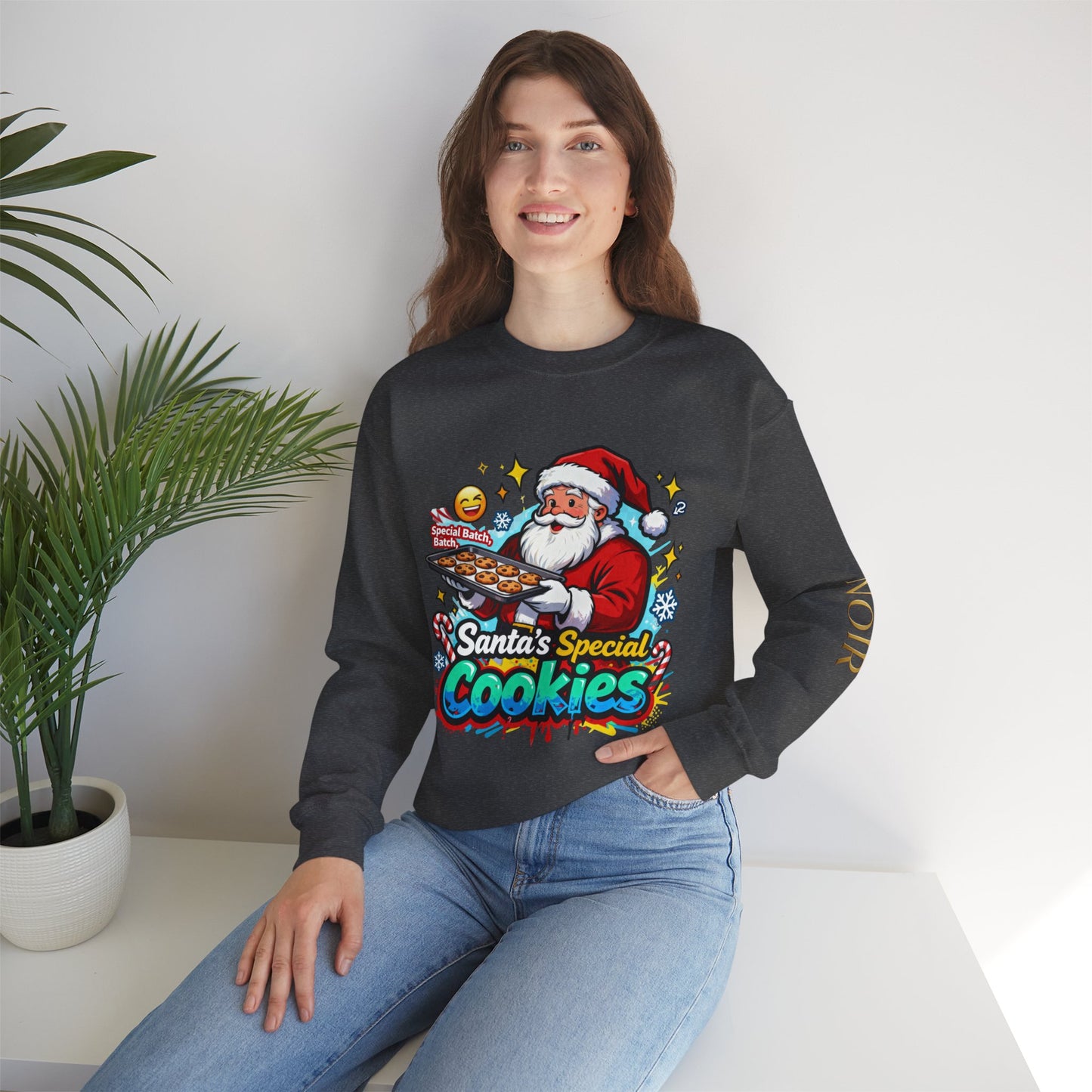 Christmas Sweatshirt Crewneck - Cozy Holiday Pullover | Loom Noir